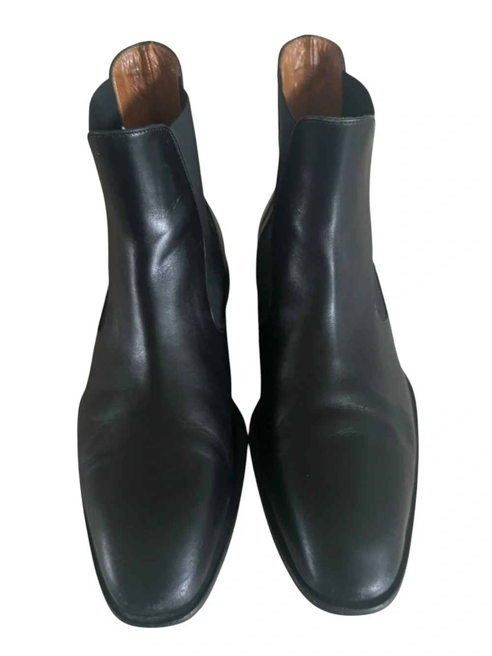 Oliver Sweeney Nexus Black Leather Chelsea Boots Size 10 Pointed Toe Dress Boots